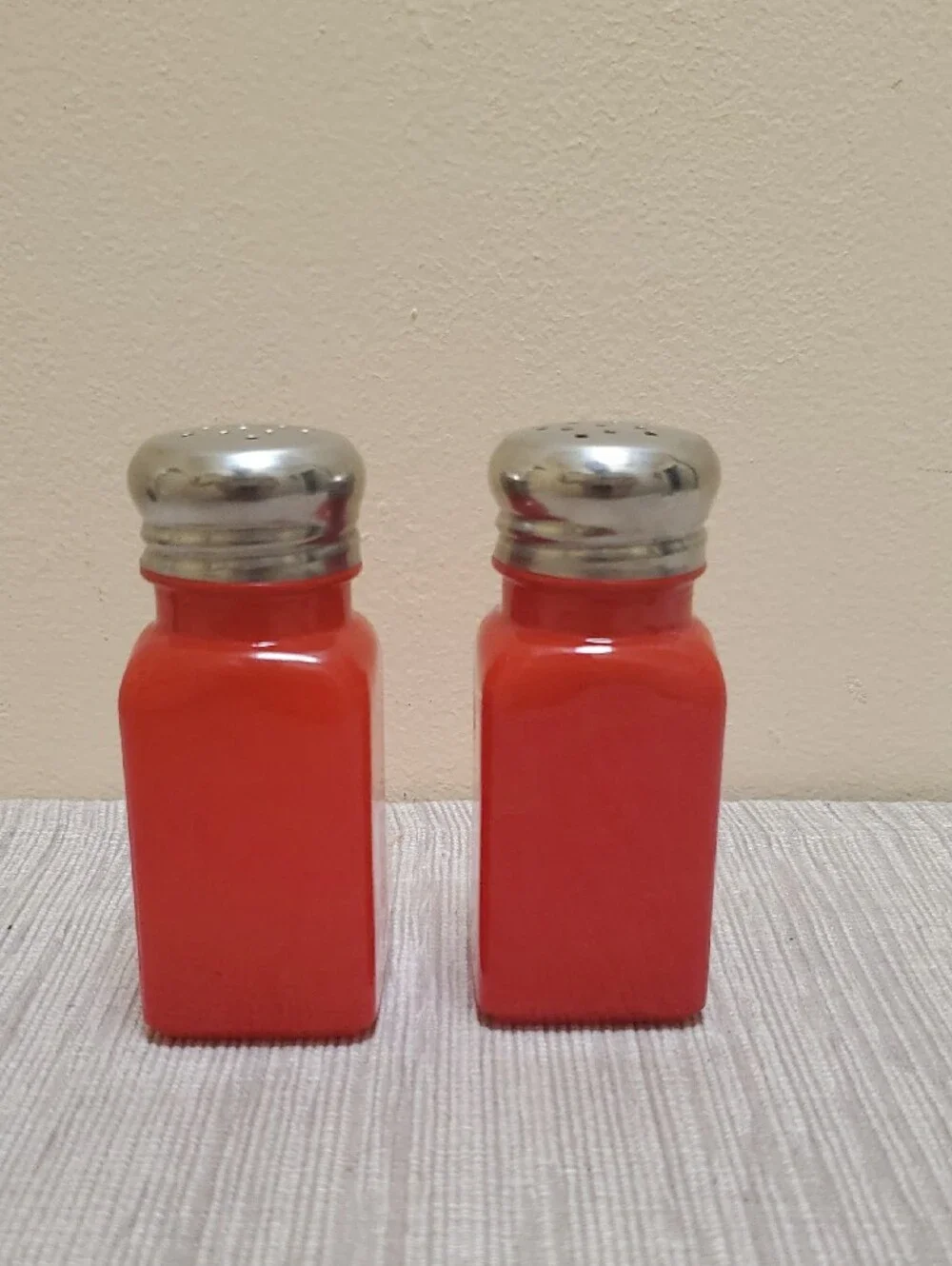 Red Ceramic Salt and Pepper Shaker Set